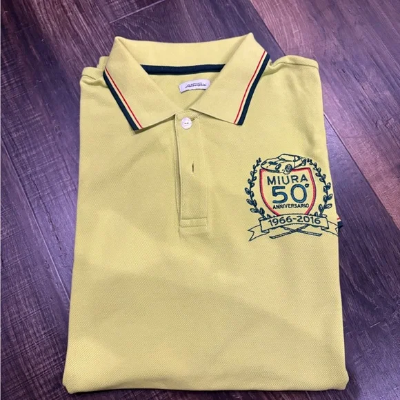Lamborghini Miura 50th Anniversary Polo Shirt - Picture 2 of 7